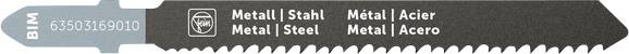 Fein 63503169010 Jigsaw blade for metal BIM 63 T1.9/2.2 MS SC 5 pc(s)