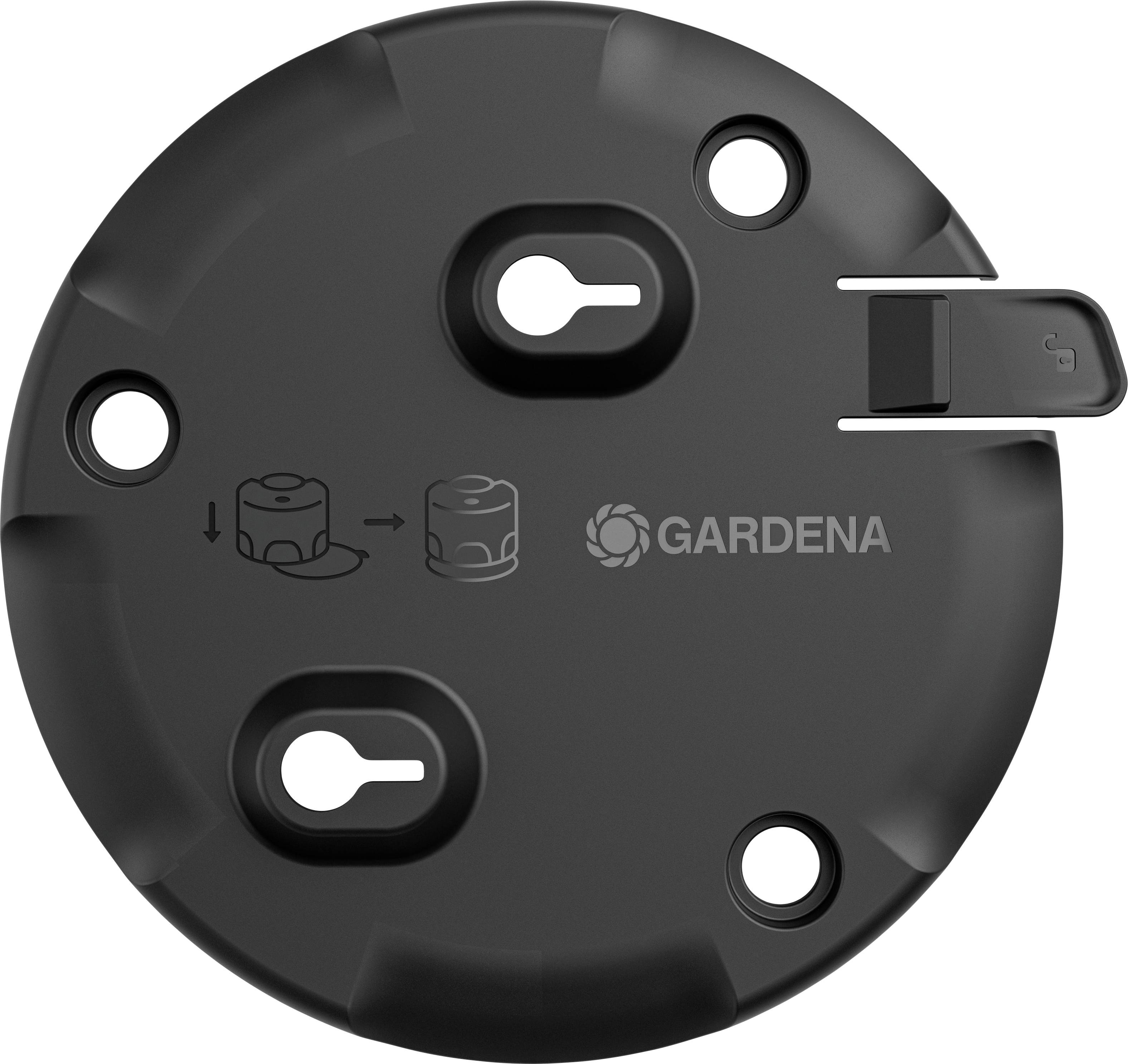 Black round cover with 