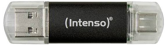 Intenso Twist Line USB stick Retail 256 GB Anthracite 3539492 USB C® (USB 3.2 1st gen), USB A (USB 3.2 1st gen)