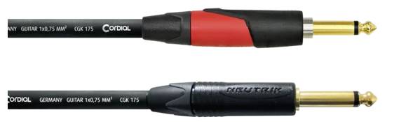 Cordial 11214 Jack Instruments Cable [1x Jack plug 6.3 mm (mono) - 1x Jack plug 6.3 mm (mono)] 3 m Black