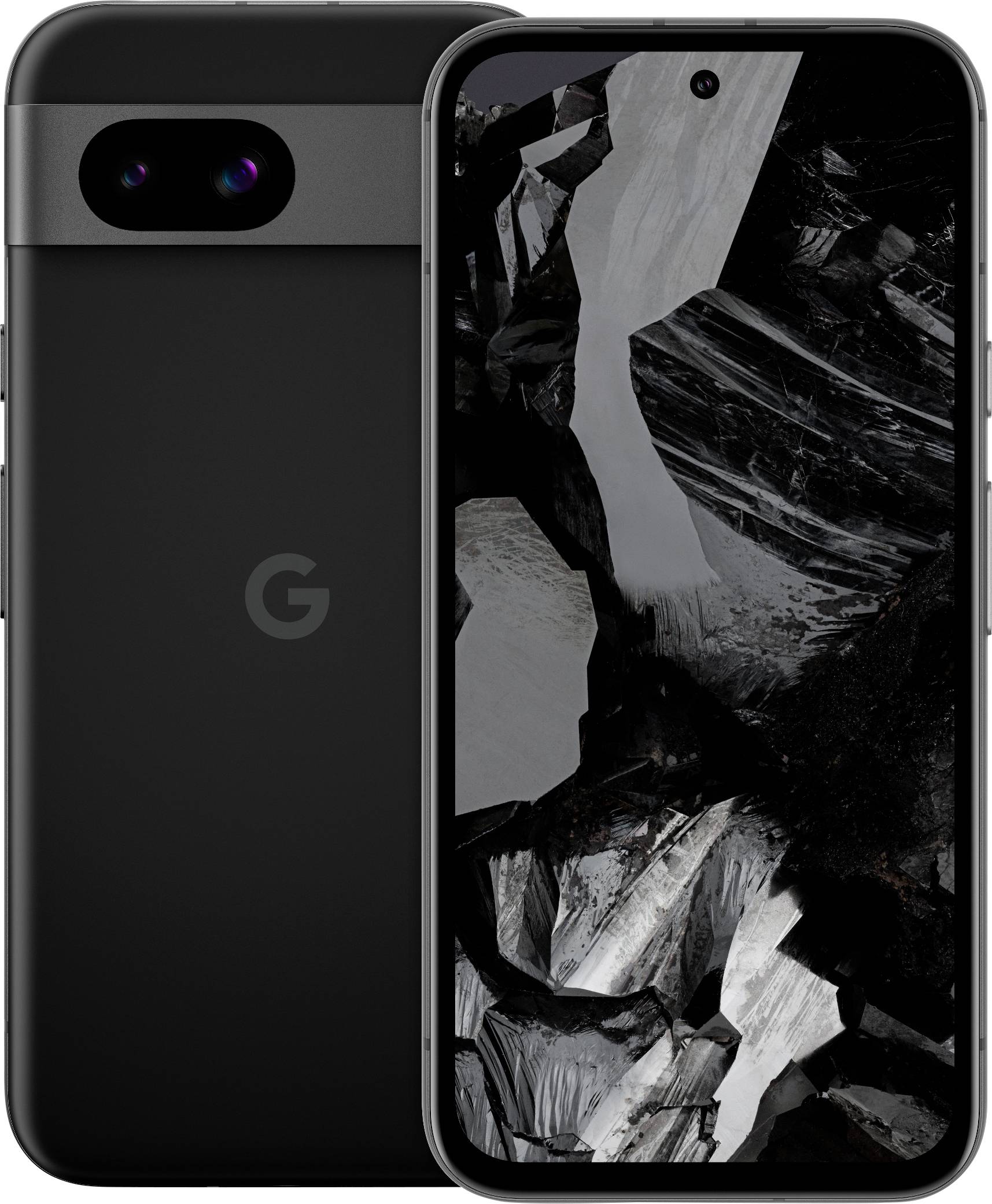 Google Pixel 8A Smartphone 128 GB 15.5 cm (6.1 inch) EEC B (A - G) Black Android™ 14 Dual SIM