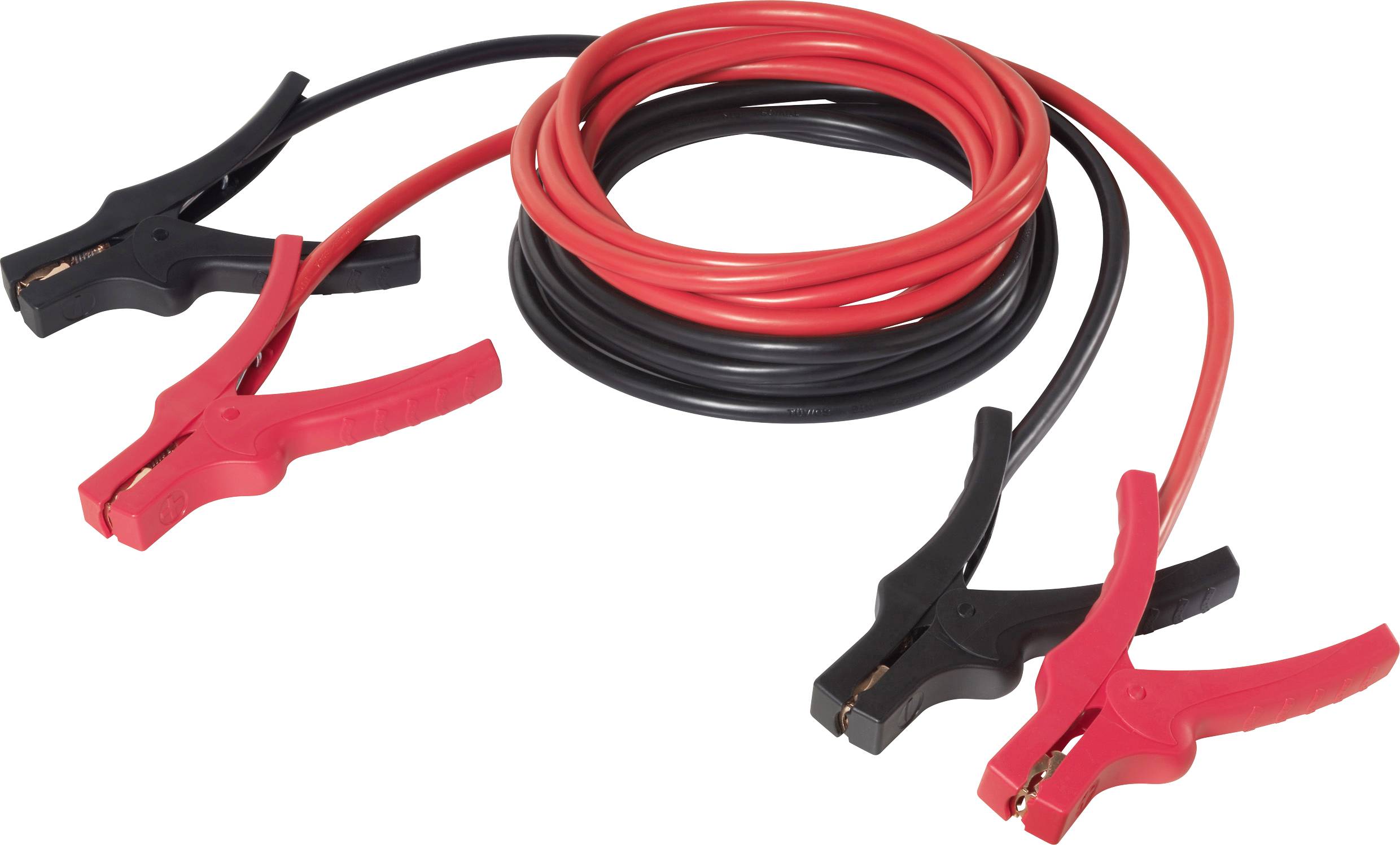 TOOLCRAFT Jump lead 35 mm² Aluminium (copper plated) 4.5 m Plastic clamps