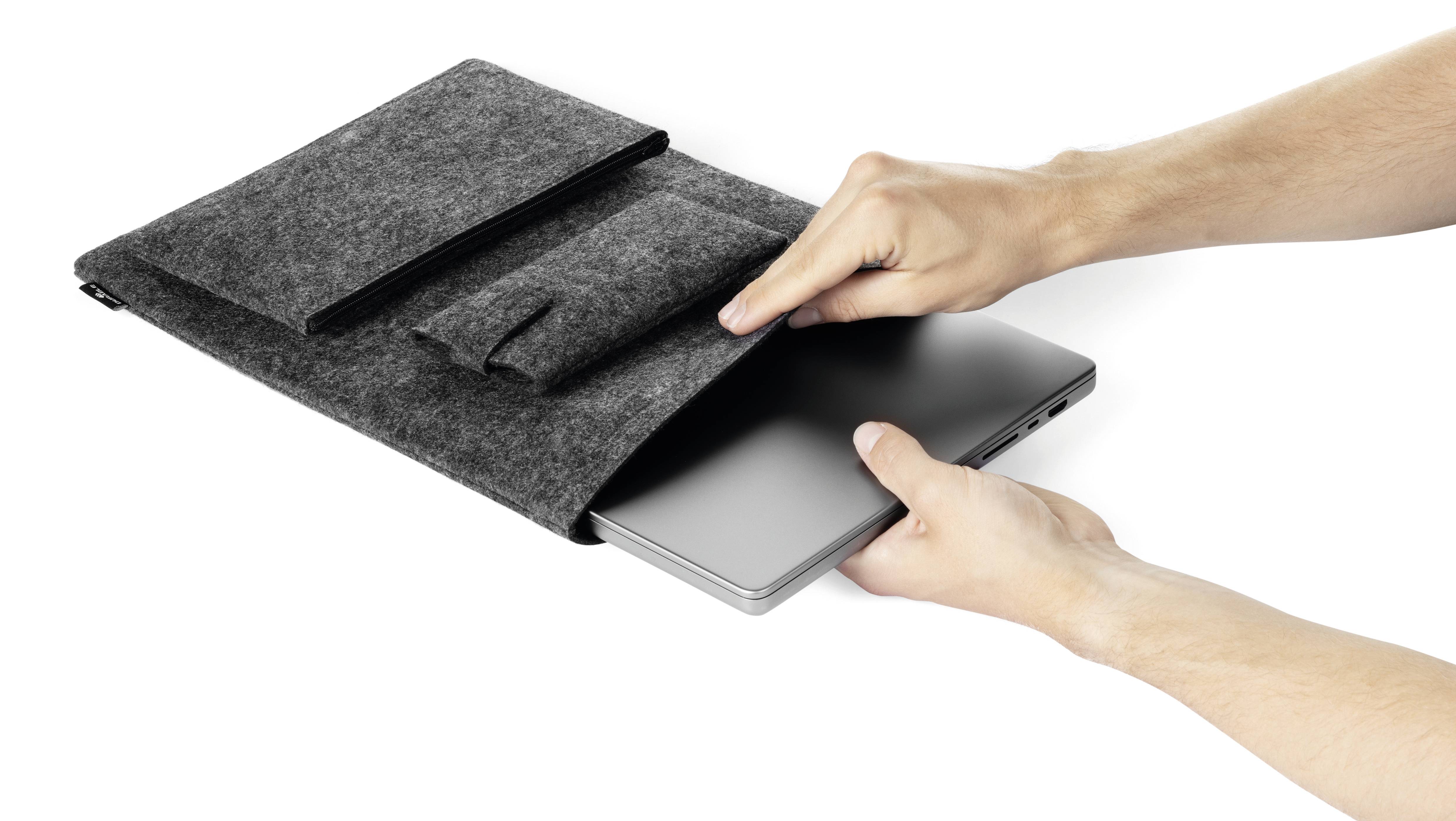 Durable Laptop sleeve MultiBag EFFECT Suitable for up to: 41,7 cm (16,4") Anthracite, Grey