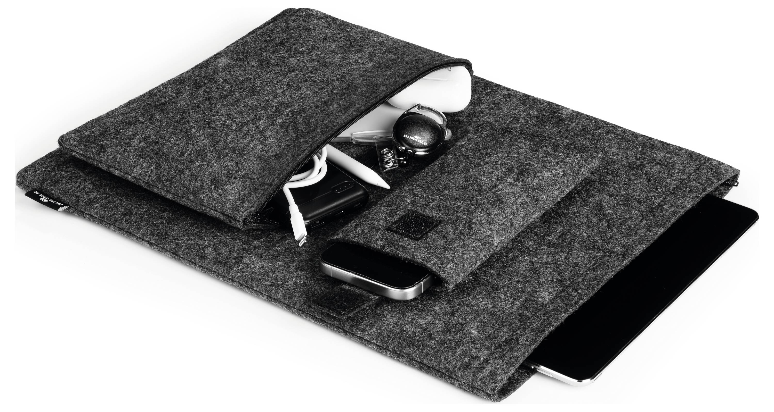 Durable Laptop sleeve MultiBag EFFECT Suitable for up to: 41,7 cm (16,4") Anthracite, Grey