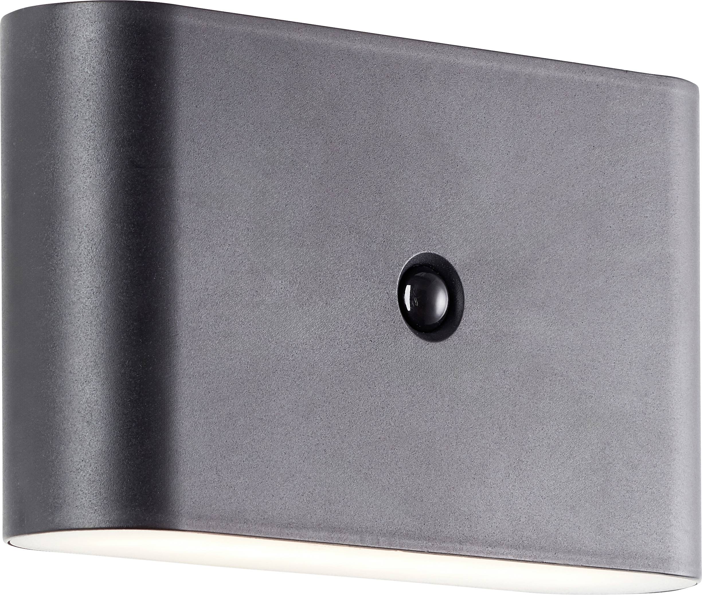 Brilliant Xino G80605/06 LED outdoor wall light (+ motion detector) LED (monochrome) Built-in LED 34 W Black