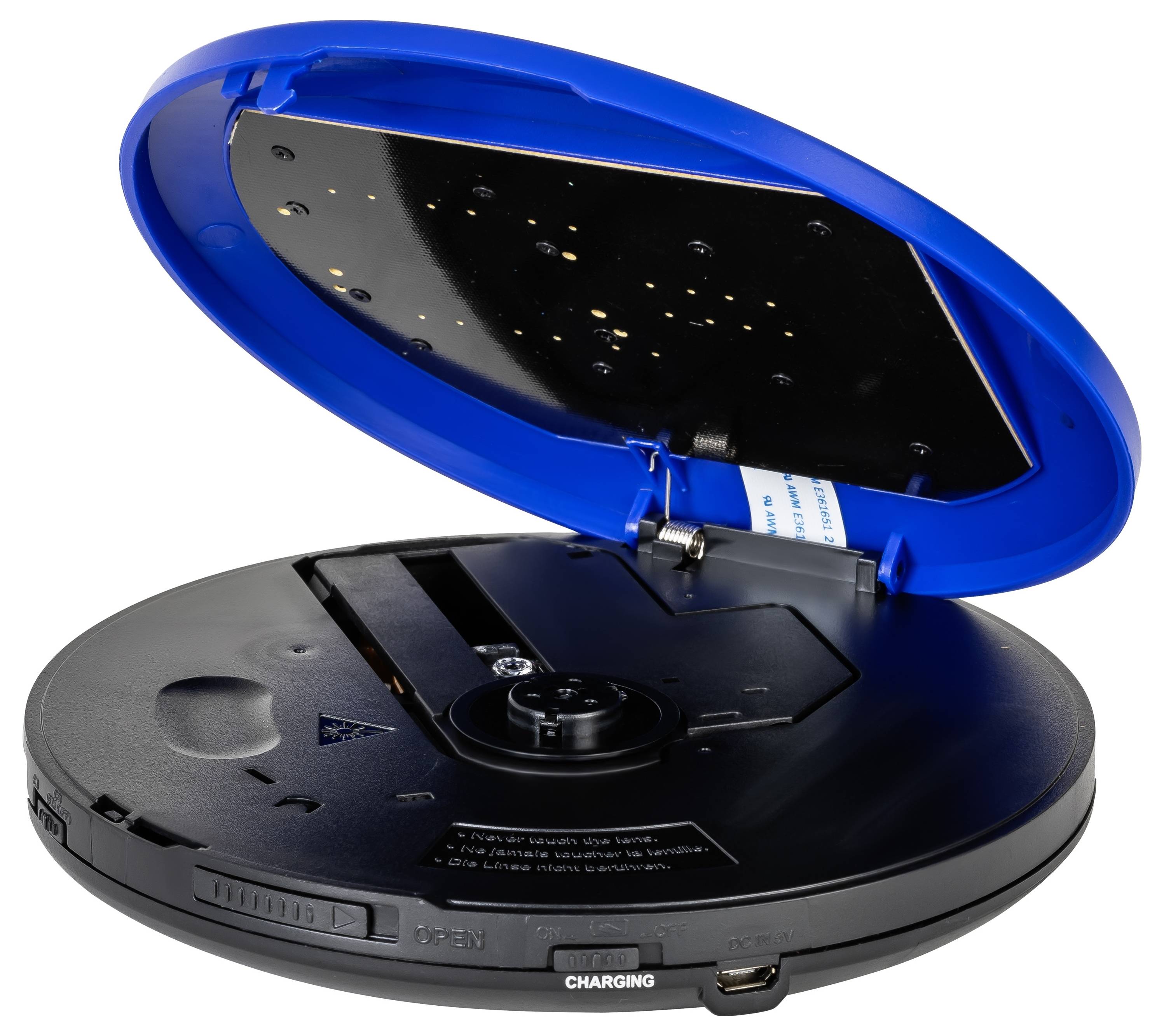 Reflexion PCD520MF/BL Portable CD player CD, CD-R, CD-RW, MP3 Blue