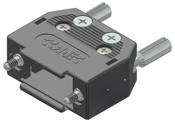 Conec 165X10139X 165X10139X D-SUB housing Number of pins: 9 Plastic Black