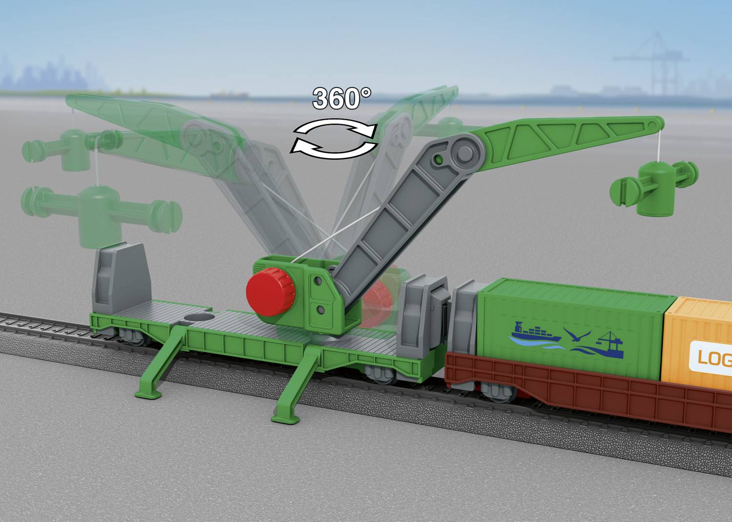 Märklin World 29349 H0 Start packing container logistics