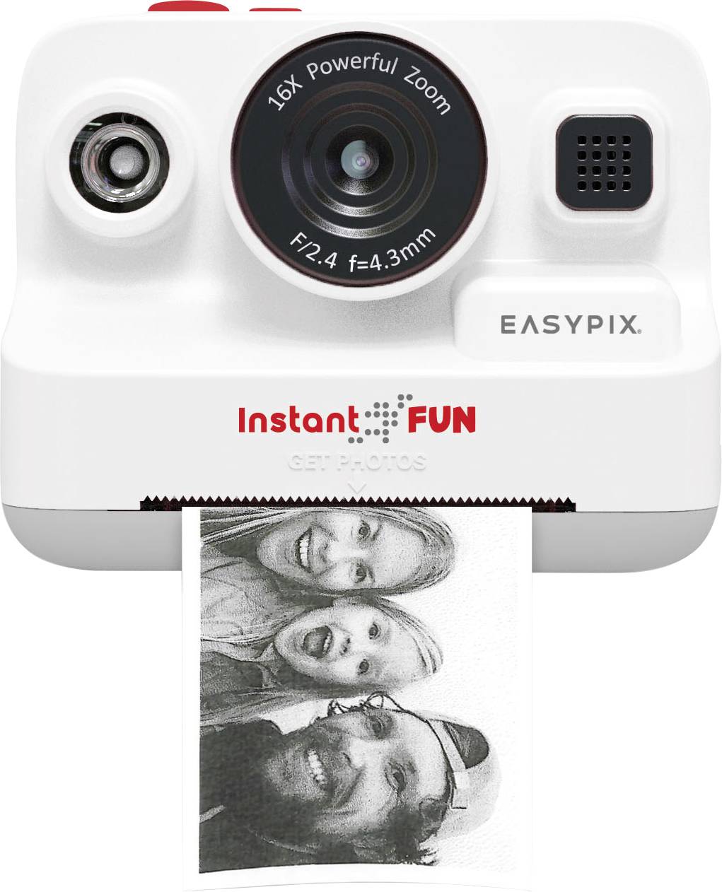Easypix InstantFUN Digital instant camera White Built-in battery