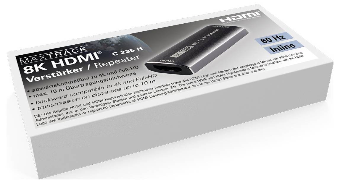 Maxtrack HDMI® 2.1 HDMI extender 10 m