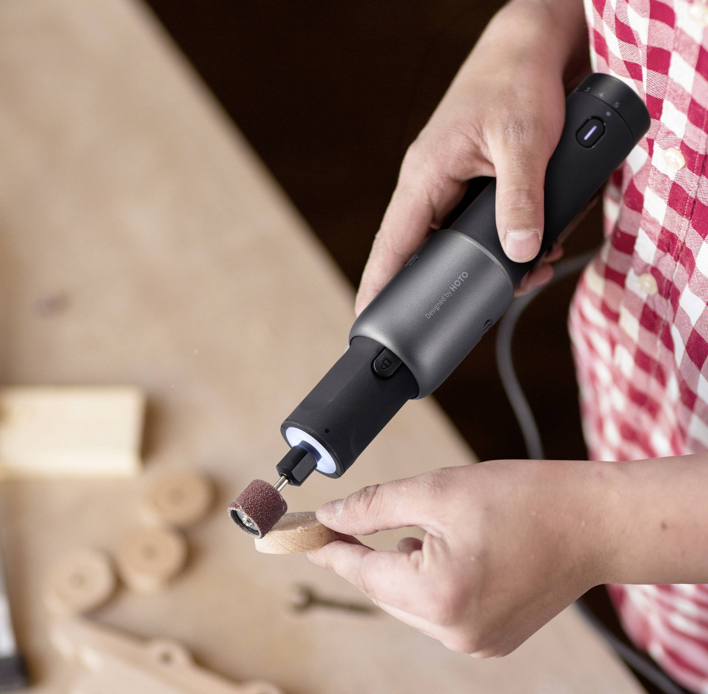 HOTO QWLDM001 Cordless grinder 2000 mAh Li-ion