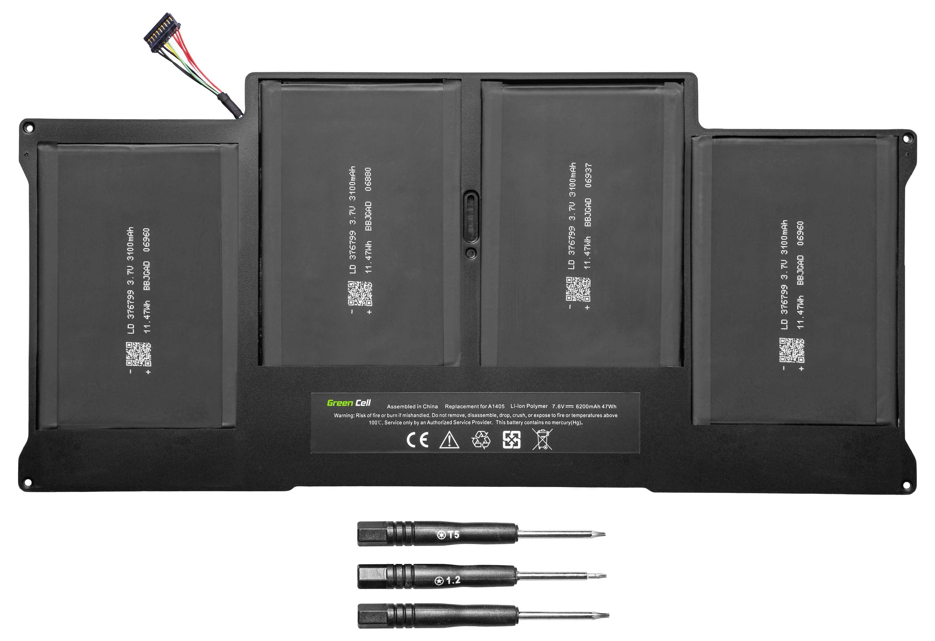 Green Cell Laptop battery 7.6 V Apple