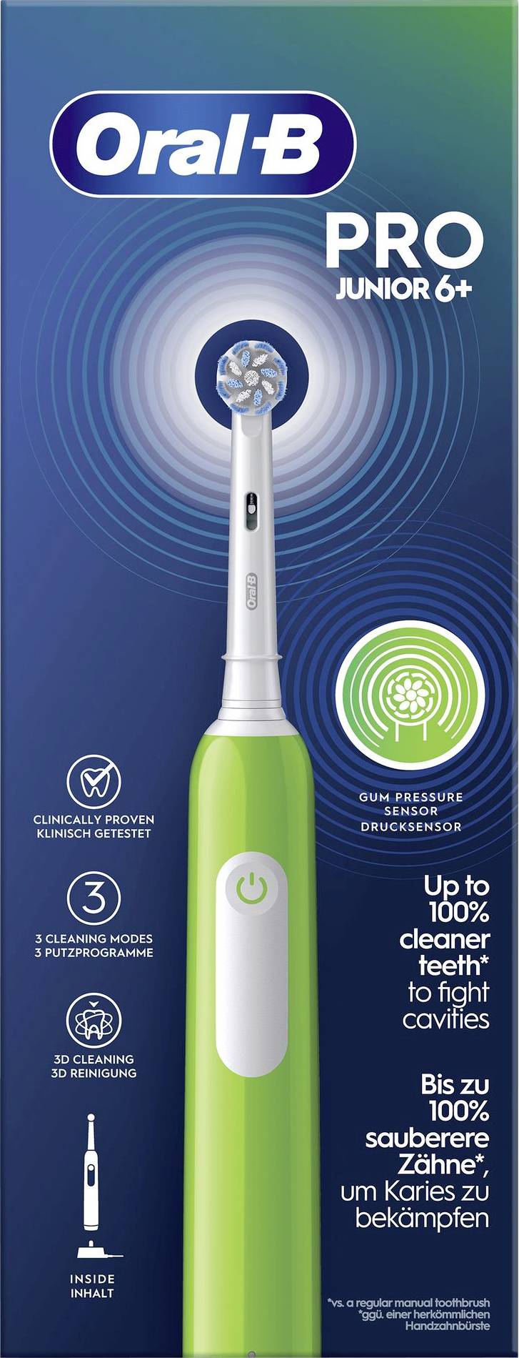 Oral-B Pro Junior 6+ 743027 Electric toothbrush (children) Green