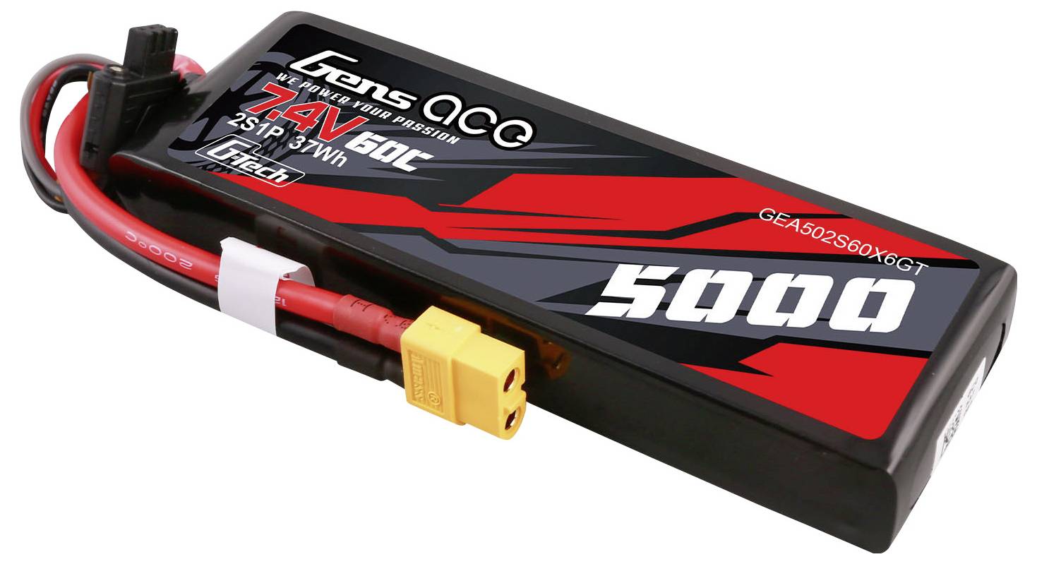 Gens ace Scale model battery pack (LiPo) 7.4 V 5000 mAh Block XT60