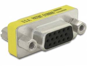 9-pin connector plug, marked with U.S.A PATENT 5192808, D-SUB adapter.