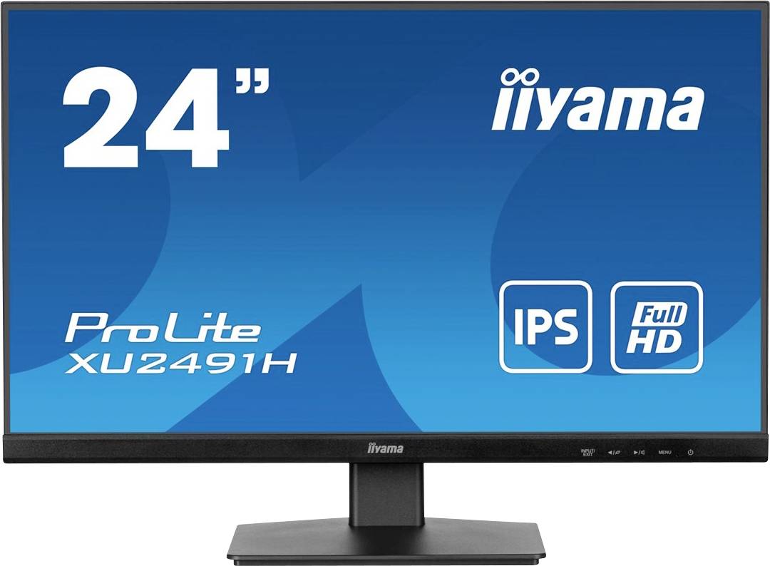 Iiyama ProLite XU2491H-B1 LED EEC E (A - G) 60.5 cm (23.8 inch) 1920 x 1080 p 16:9 0.5 ms HDMI™, DisplayPort, Headphone jack