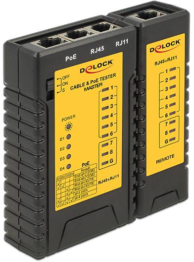 Delock 86107 Network tester Compatible with: Unequipped