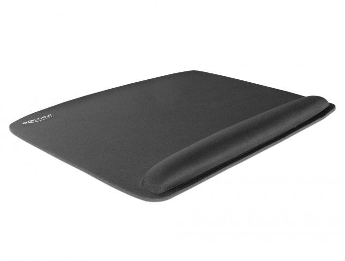 Delock 12601 Mouse pad Ergonomic Black