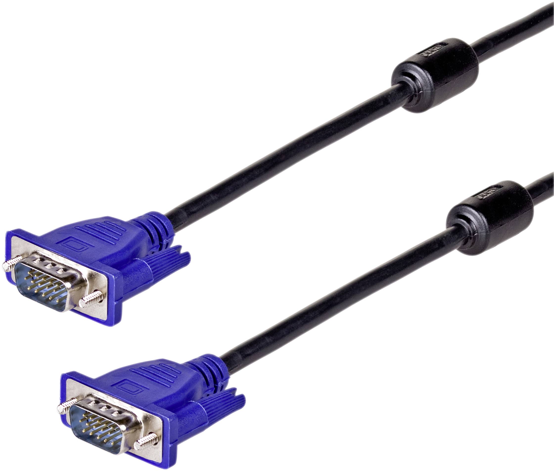Akyga Cable 1.8 m Black AK-AV-01 VGA cable