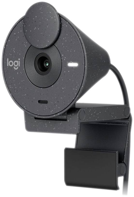 Logitech BRIO 305 graphit Full HD webcam 1920 x 1080 Pixel Built-in cover, Microphone