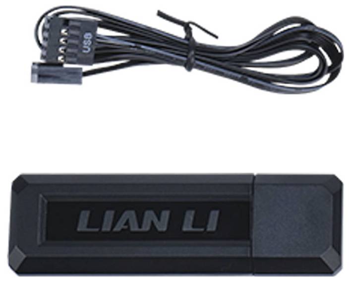 Lian Li Lian Li UNI FAN SL Wireless LCD Lüfter, ARGB, PWM, 3er-Pack inkl. Controller PC fan Black (W x H x D) 120 x 124.5 x 28 mm