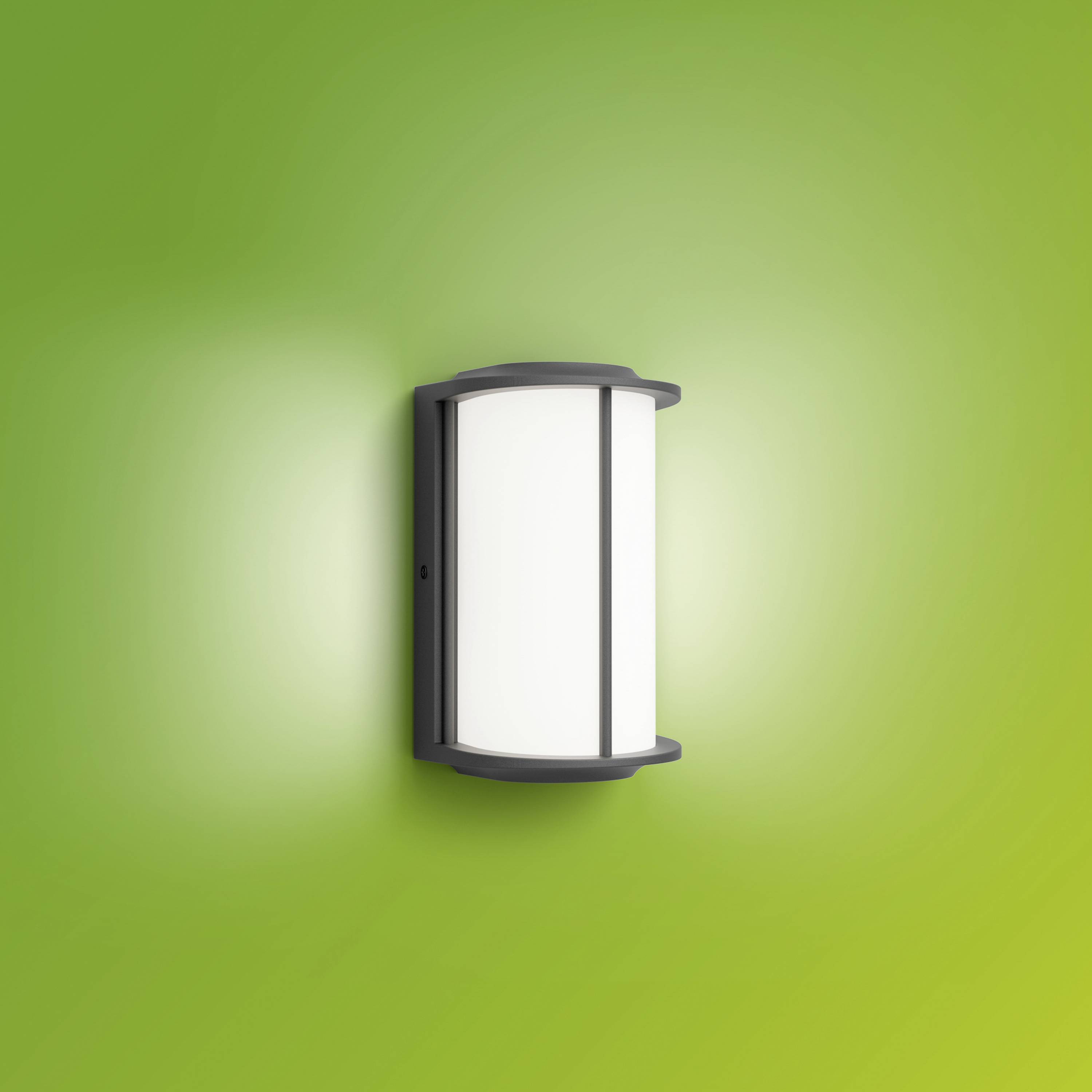 Philips LED Reese 929004140801 LED outdoor wall light LED (monochrome) 4.3 W Anthracite