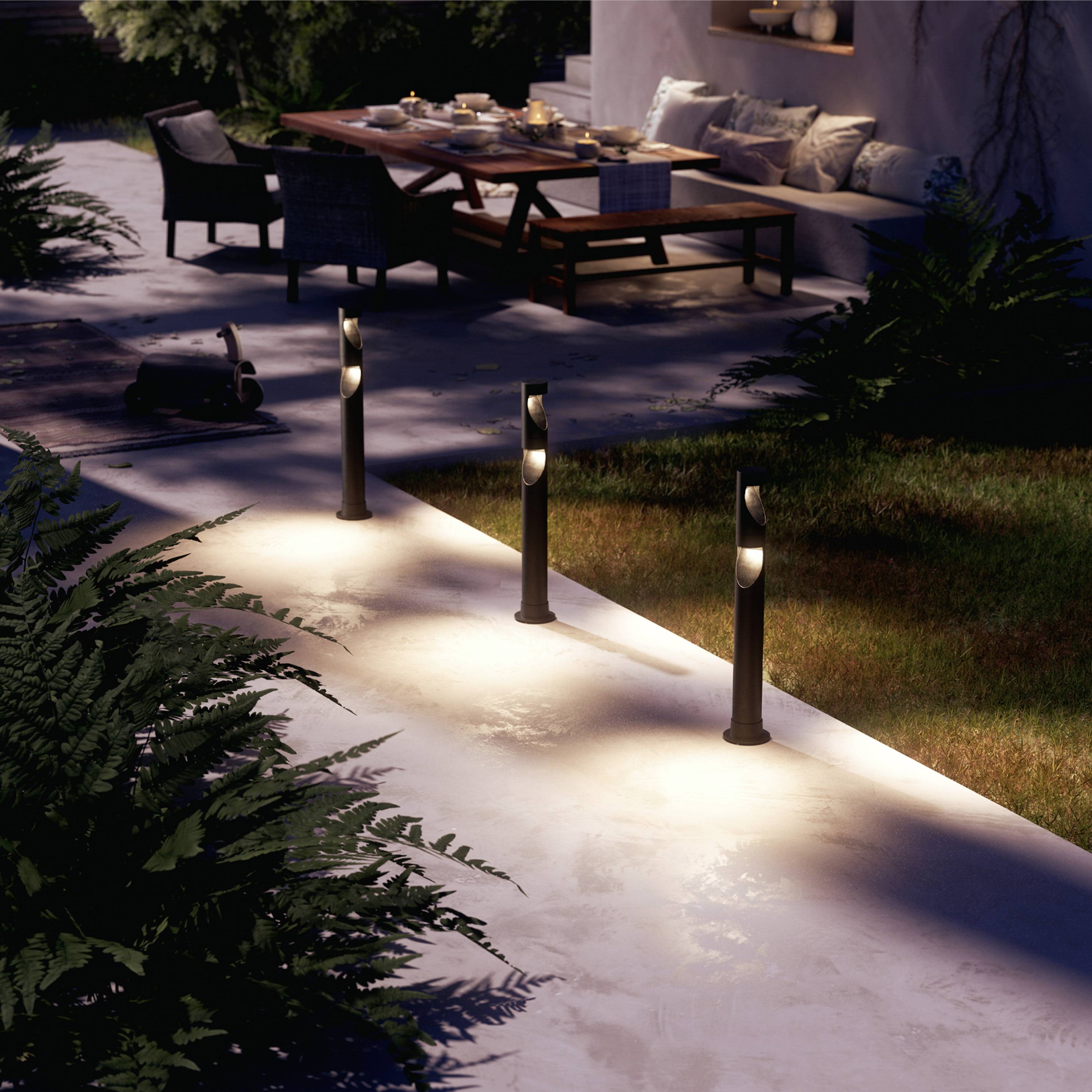 Philips LED 929004659701 Desi LED outdoor free standing light LED (monochrome) 4.5 W Black