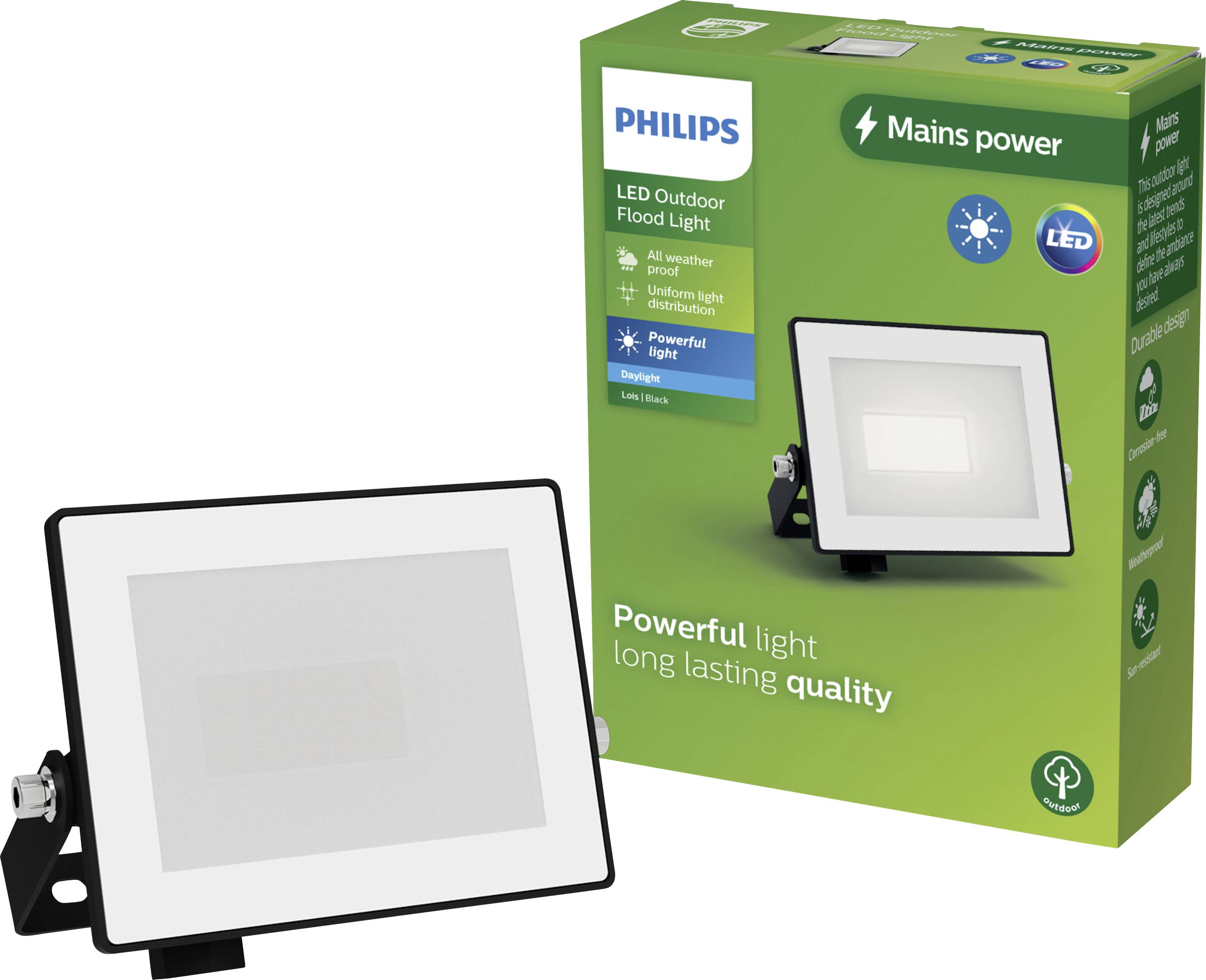 Philips LED Lois 929004641501 LED outdoor floodlight 10 W Colours (LEDs): Cool white