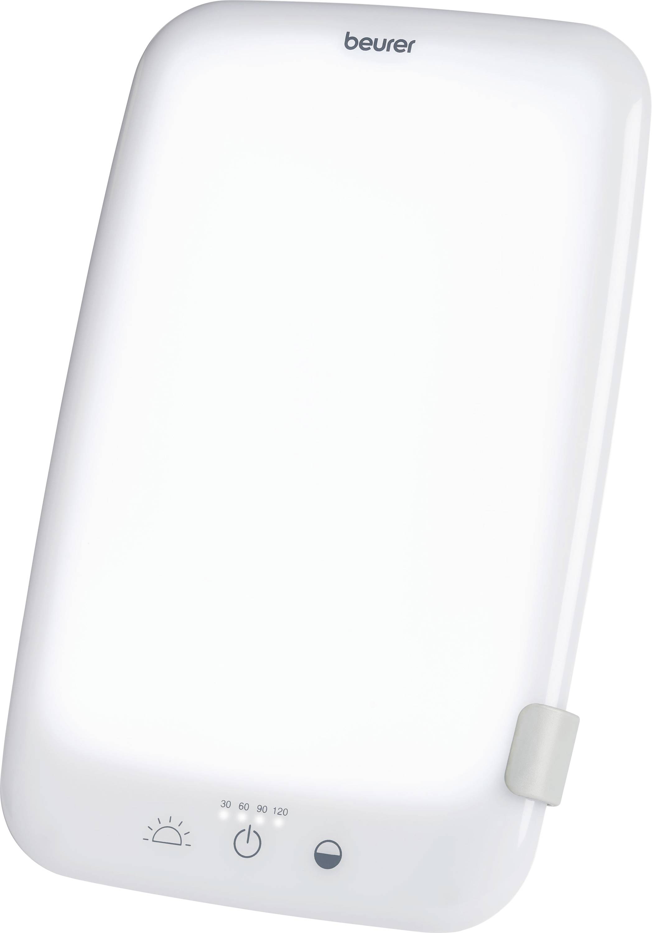 Light therapy lamp with adjustable brightness and timer function; ideal for treating seasonal mood fluctuations.