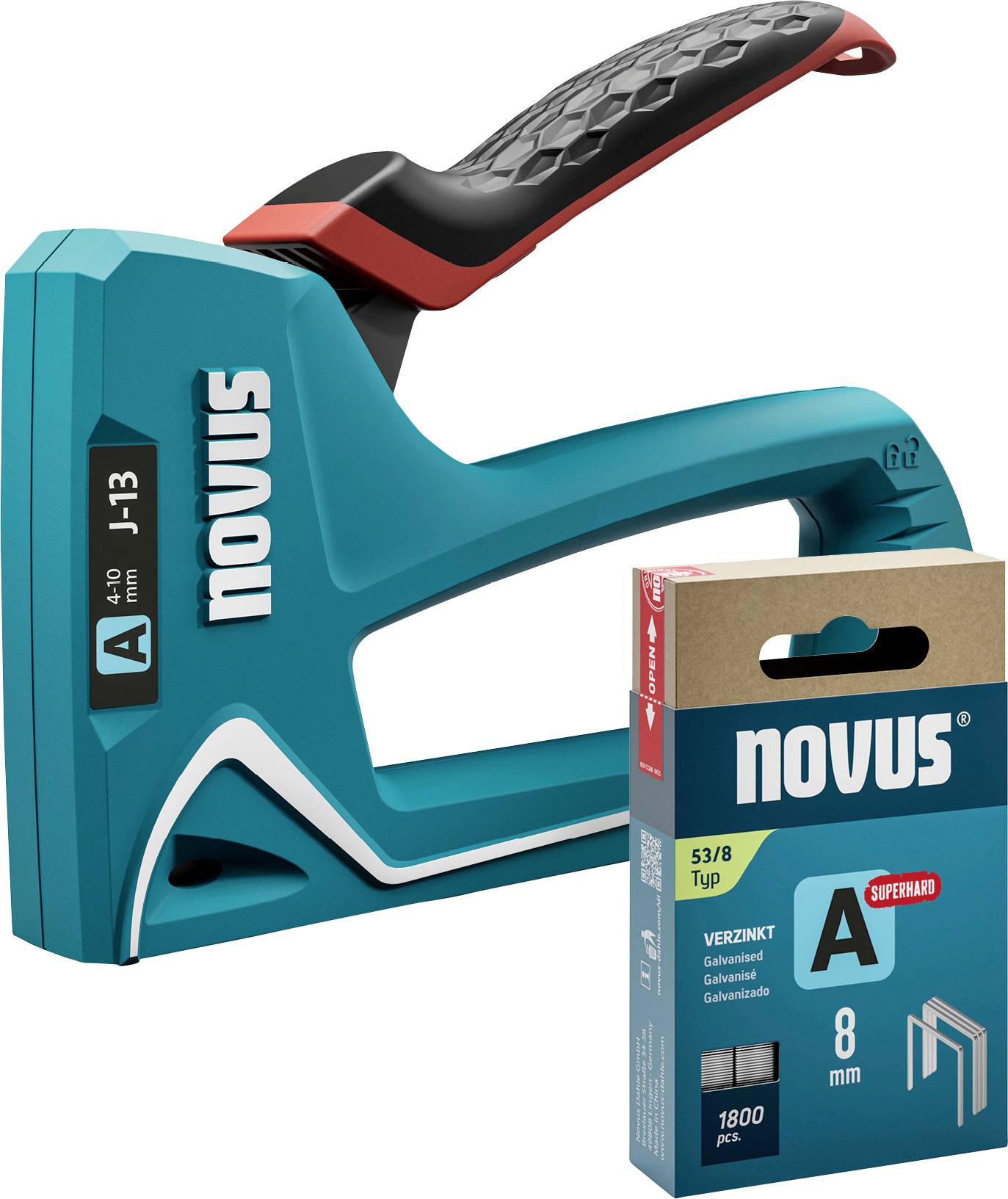 Novus Tools J-13 030-0456 Handheld stapler Staple length 4 - 10 mm