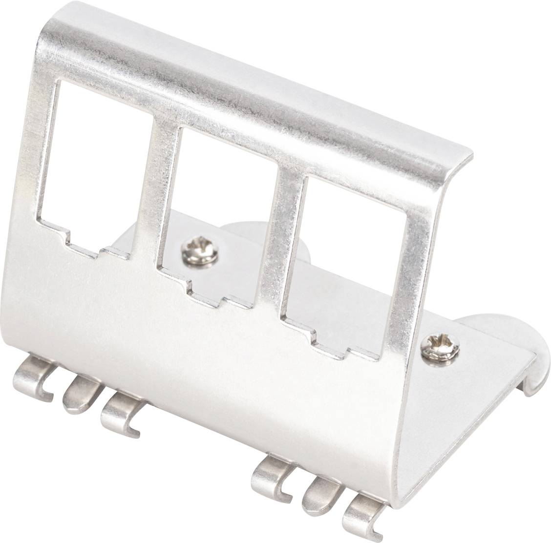 Digitus AN-25183 Keystone mounting bracket double Stainless steel