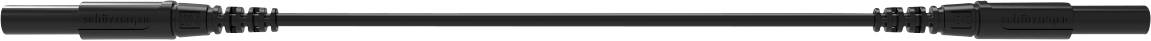 Schützinger MSFK A341 / 1 / 200 / SW Safety test lead Plug Plug 200 cm Black 1 pc(s)