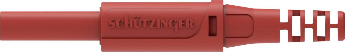 Schützinger DI SKU 30 L Ni / OK / RT Safety jack socket straight Red 1 pc(s)