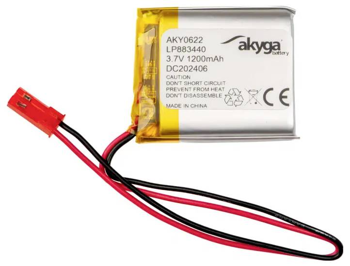Akyga LP883440 Battery pack x Non-standard rechargeable LiPo 3.7 V 1200 mAh