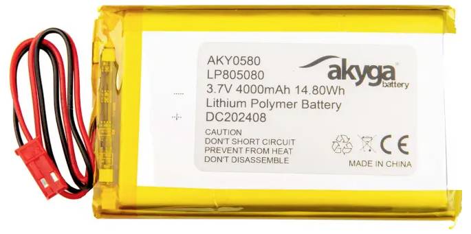 Akyga LP805080 Battery pack x Non-standard rechargeable LiPo 3.7 V 4000 mAh