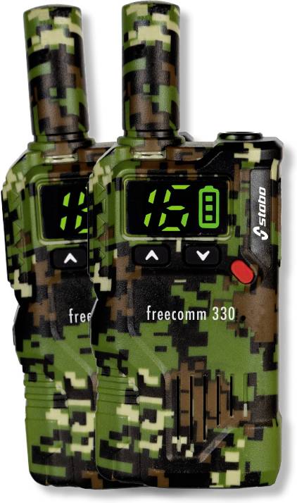 Stabo freecomm 330 20330 PMR handheld transceiver 2-piece set