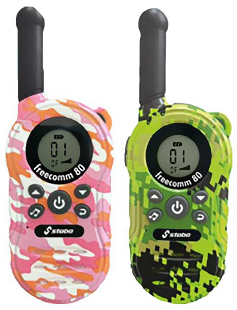 Stabo freecomm 80 20080 PMR handheld transceiver 2-piece set