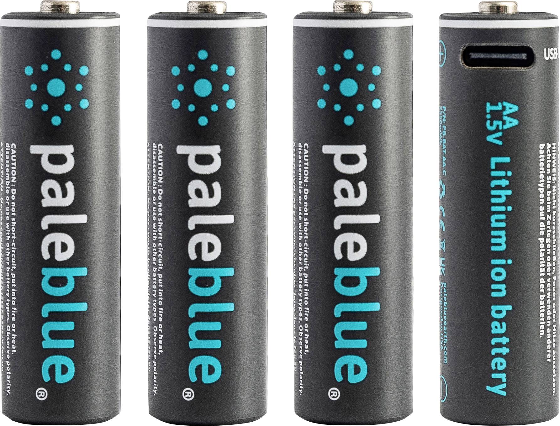 Paleblue AA battery (rechargeable) Li-ion 1700 1.5 V 4 pc(s)