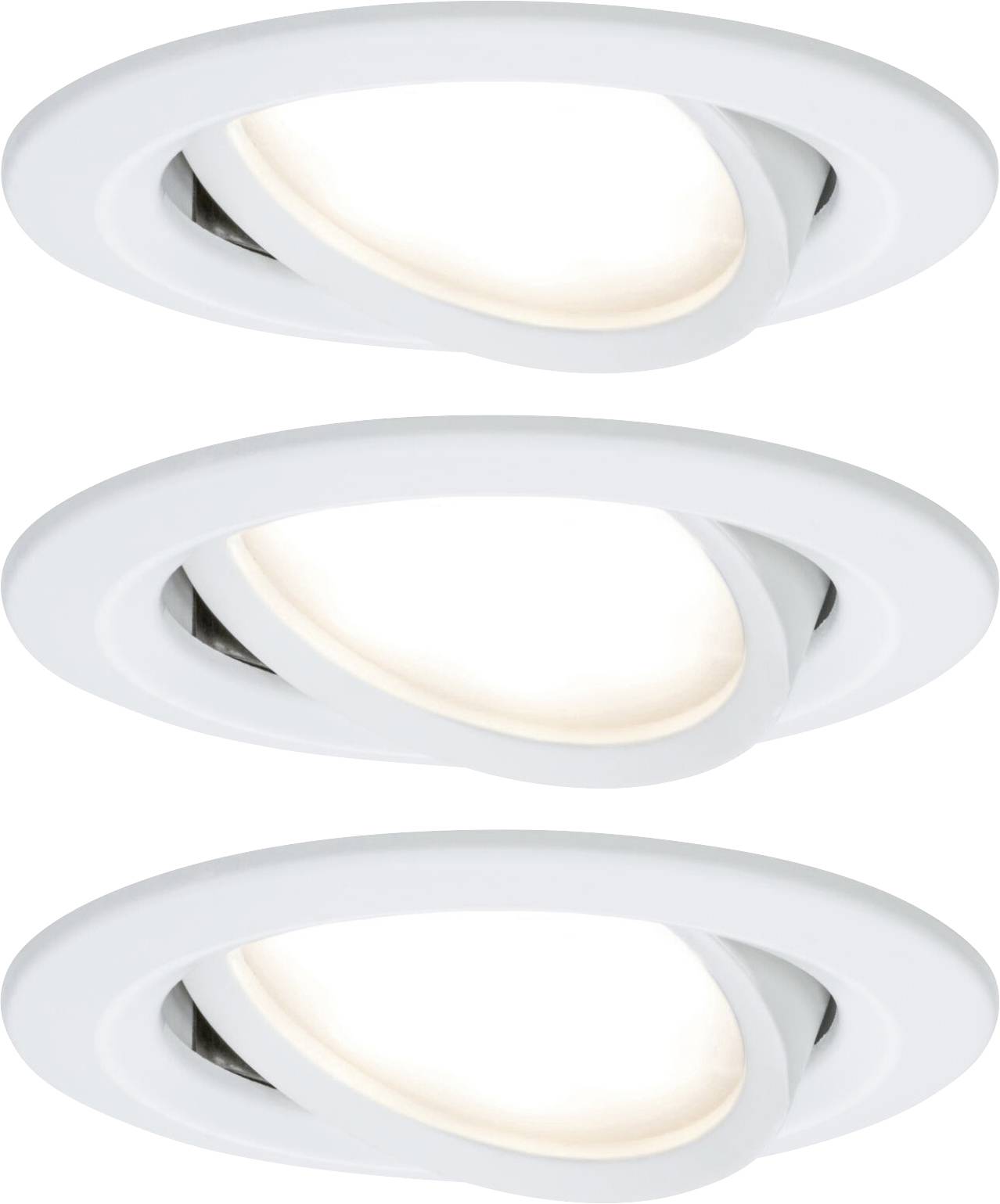 Flush mount light 3-piece set LED (monochrome) LED 18 W White