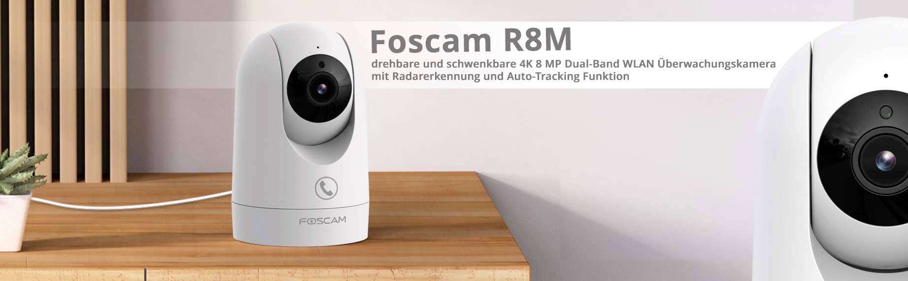 Foscam R8M R8M Bluetooth®, Wi-Fi IP CCTV camera 3840 x 2160 p