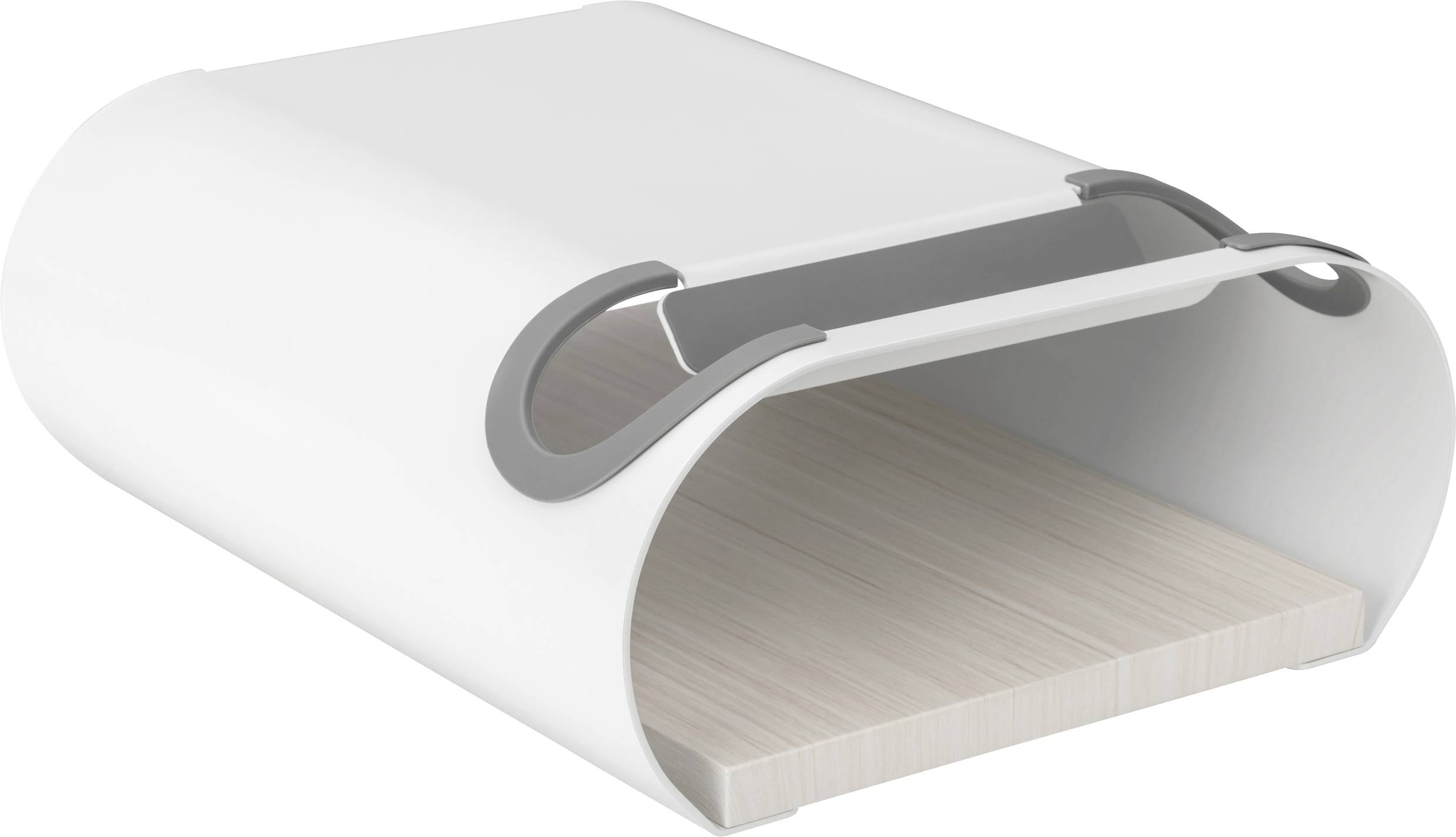 Elevar LBM-01 Cycle wall rack No. of parking spaces=1 Steel, PVC, Silicone, MDF White, Grey