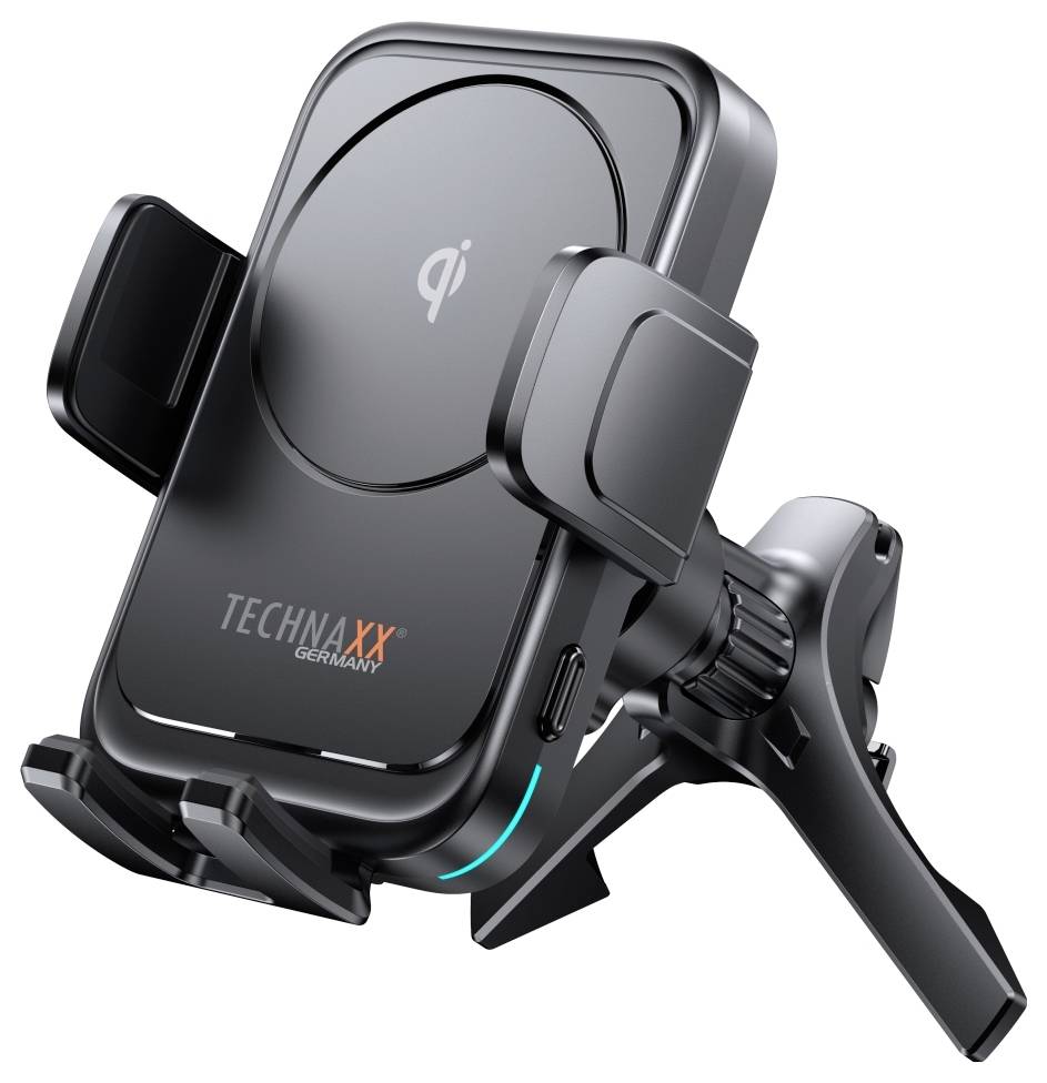 Technaxx Wireless charger 2 A TX-322 5259 Outputs Inductive charging standard Black