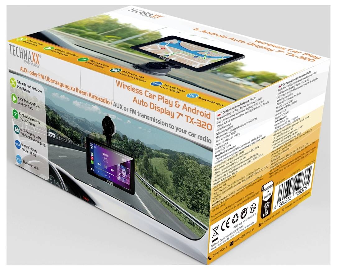 Technaxx TX-320 Touchscreen monitor 17.78 cm 7 inch