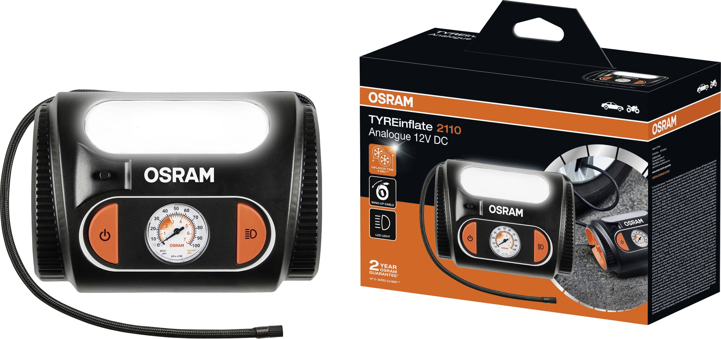 Osram Automotive OTI2110 Compressor TYREinflate 2110