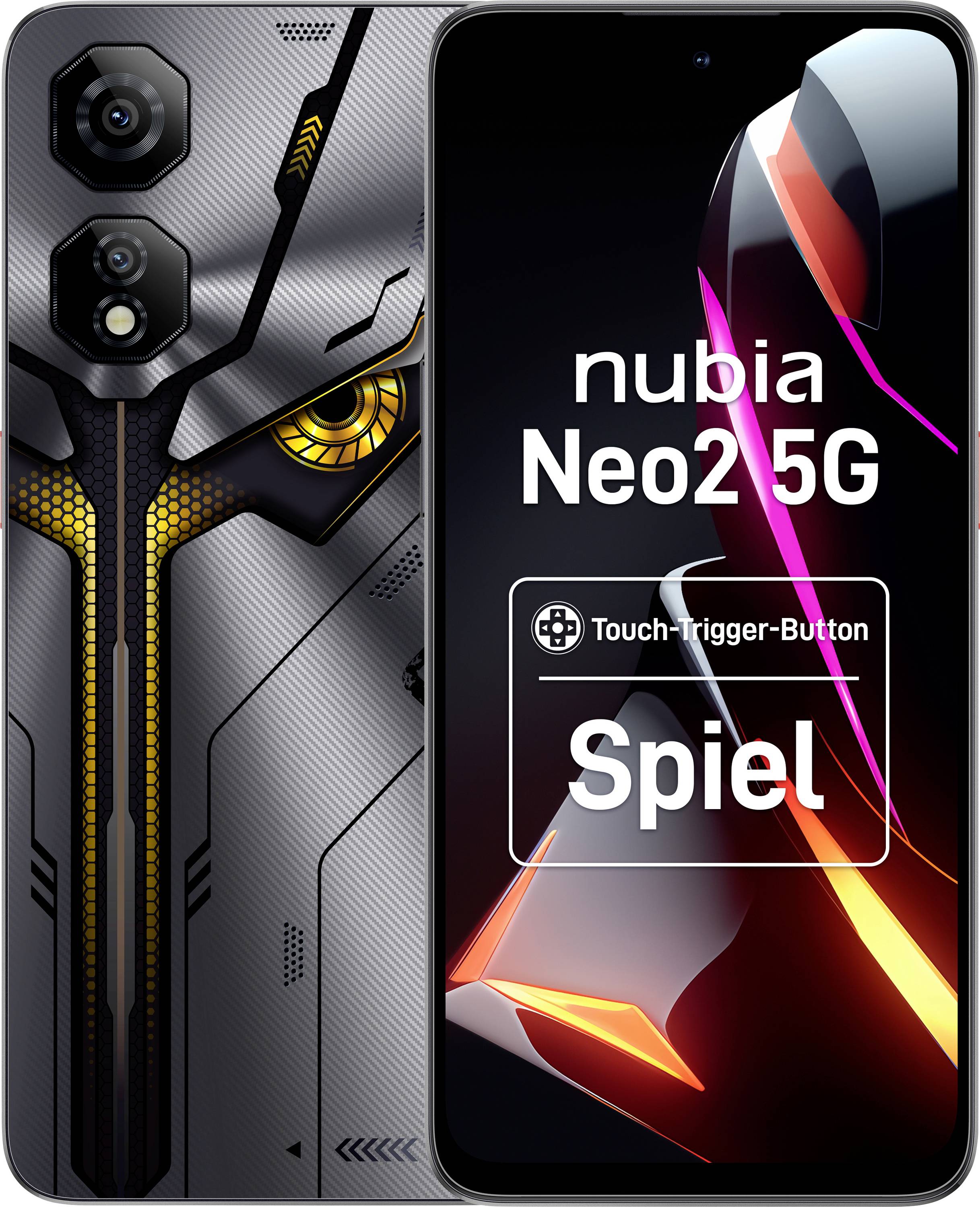 ZTE Nubia Neo 2 5G Dual SIM mobile phone 256 GB 17.1 cm (6.72 inch) Grey Dual SIM