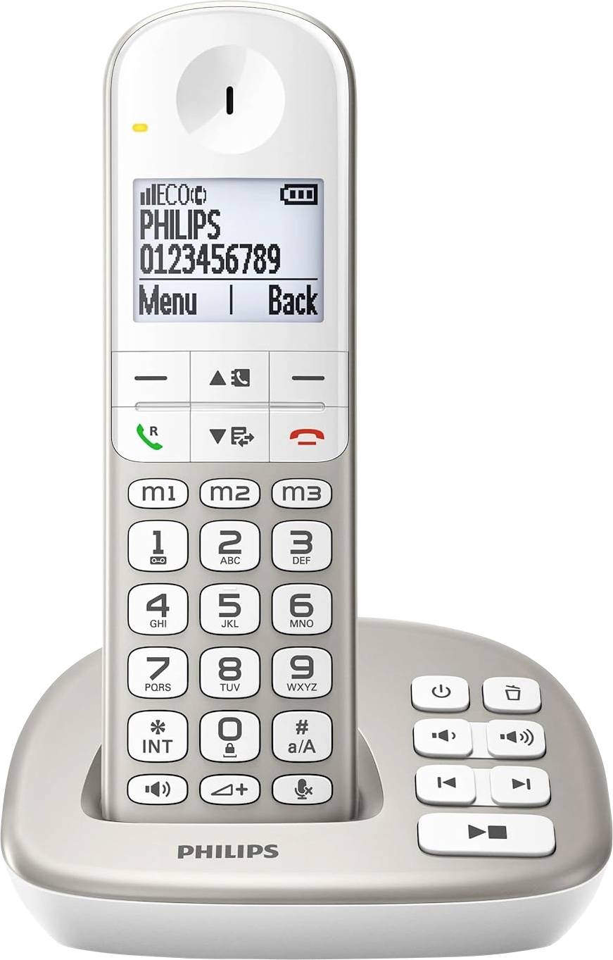 Philips XL4951S/38 DECT/GAP Cordless analogue Answerphone White