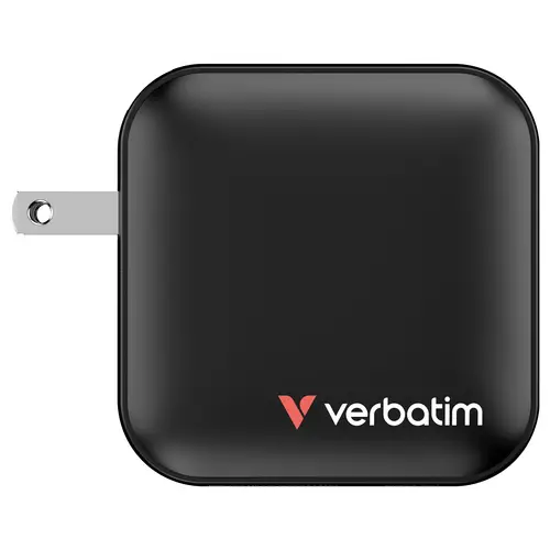 Verbatim Mini GaN Charger Travel charger 100 W 1x USB-A, 3x USB-C® Power Delivery, Power Delivery 3.0, QC 3.0 Black Quick charger Verbatim Mini GaN Charger Travel charger 100 W 1x USB-A, 3x USB-C® Power Delivery, Power Delivery 3.0, QC 3.0 Black Quick charger