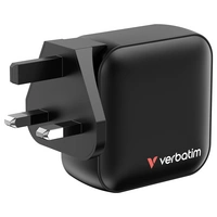 Verbatim Mini GaN Charger Travel charger 100 W 1x USB-A, 3x USB-C® Power Delivery, Power Delivery 3.0, QC 3.0 Black Quick charger Verbatim Mini GaN Charger Travel charger 100 W 1x USB-A, 3x USB-C® Power Delivery, Power Delivery 3.0, QC 3.0 Black Quick charger
