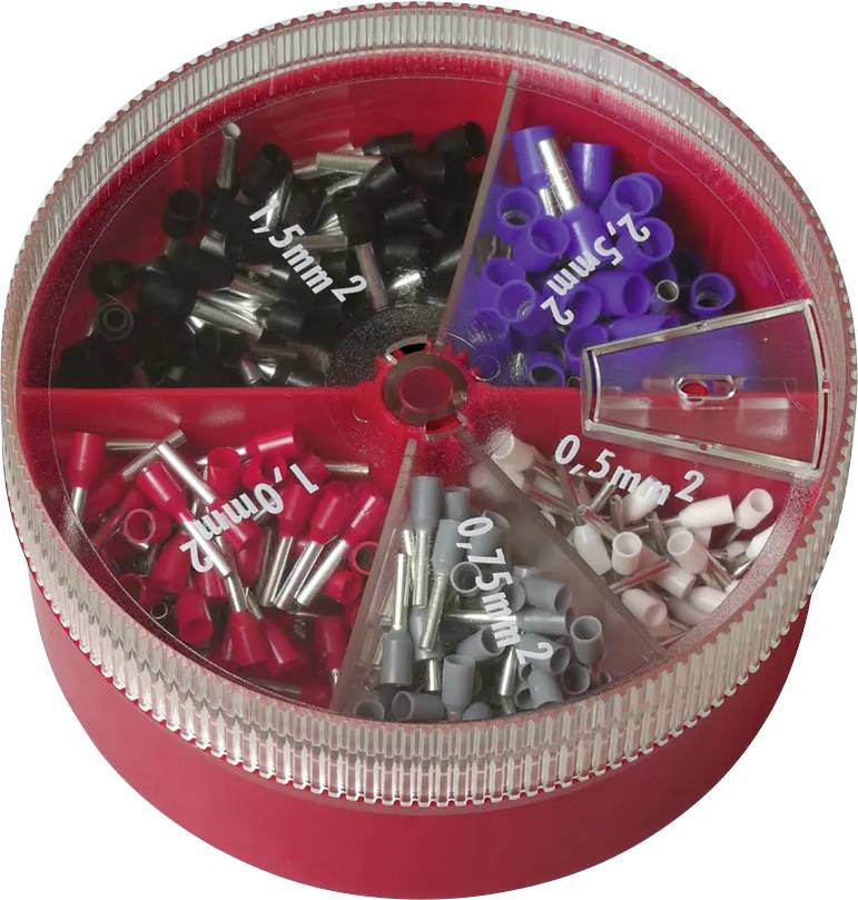 Cimco 187604 Ferrule set Partially insulated 1 Set