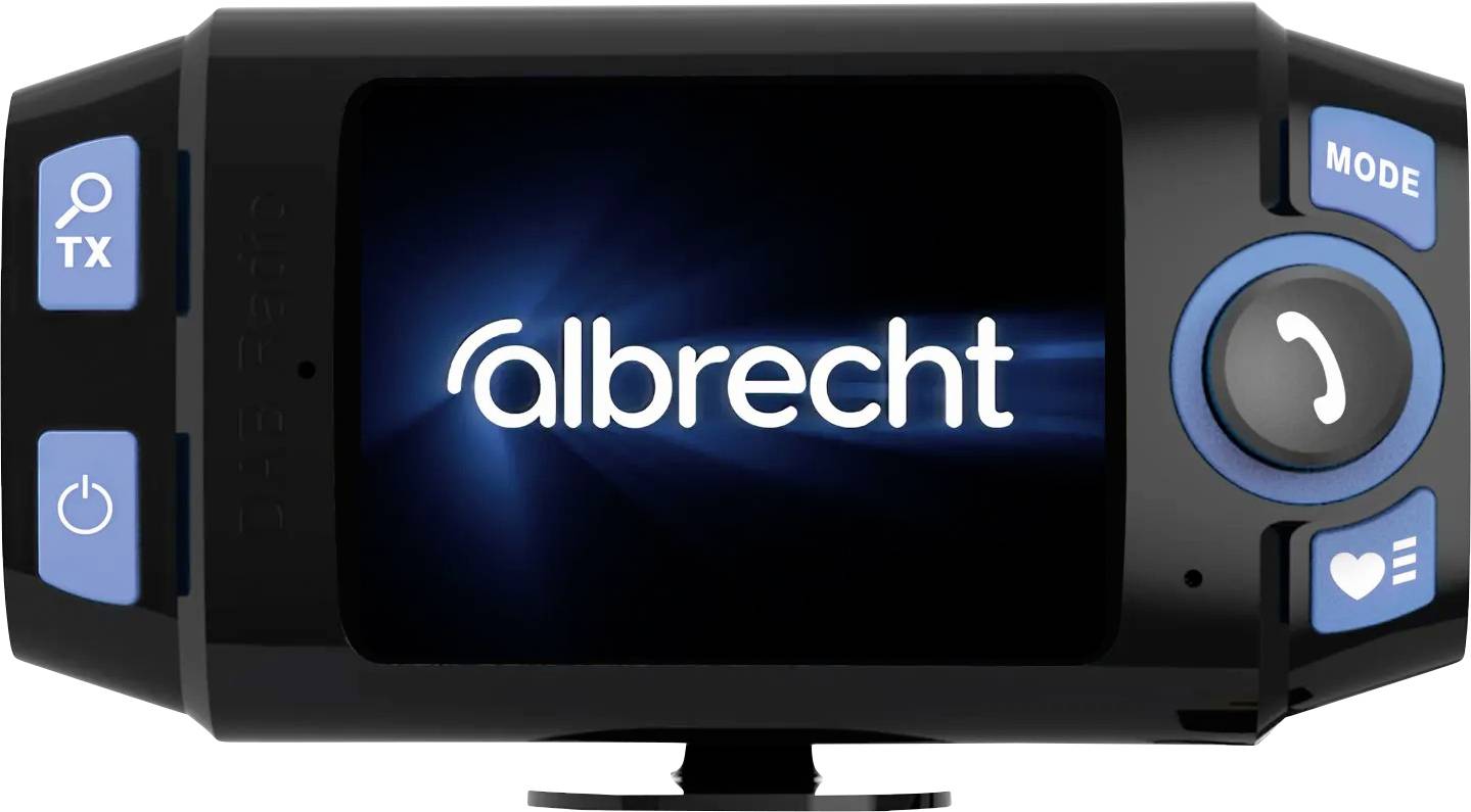 Albrecht DR 55 Mini DAB+ receiver Bluetooth audio streaming, Handsfree